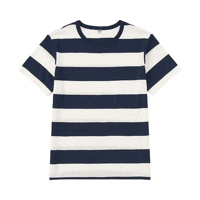 WOMEN ボーダークルーネックT（半袖）