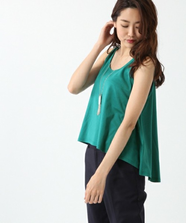 BLISS POINT  【UVカット】16SSUVAラインノースリーブ