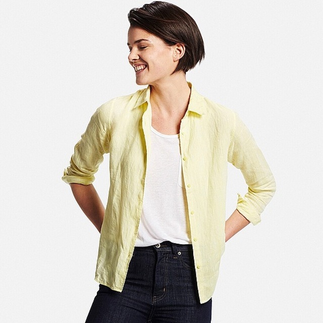 WOMEN プレミアムリネンシャツ（長袖）