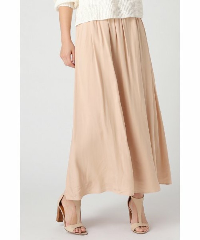 FRAMeWORK  レーヨンロングギャザースカート