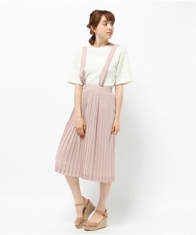 LAISSE PASSE  プリーツガウチョパンツ