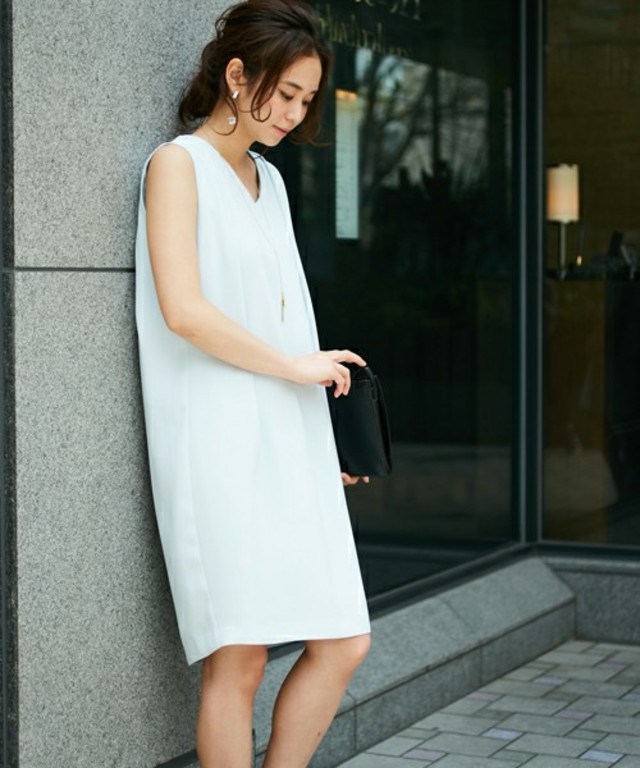 STUDIOUS コクーンドレープレディドレス