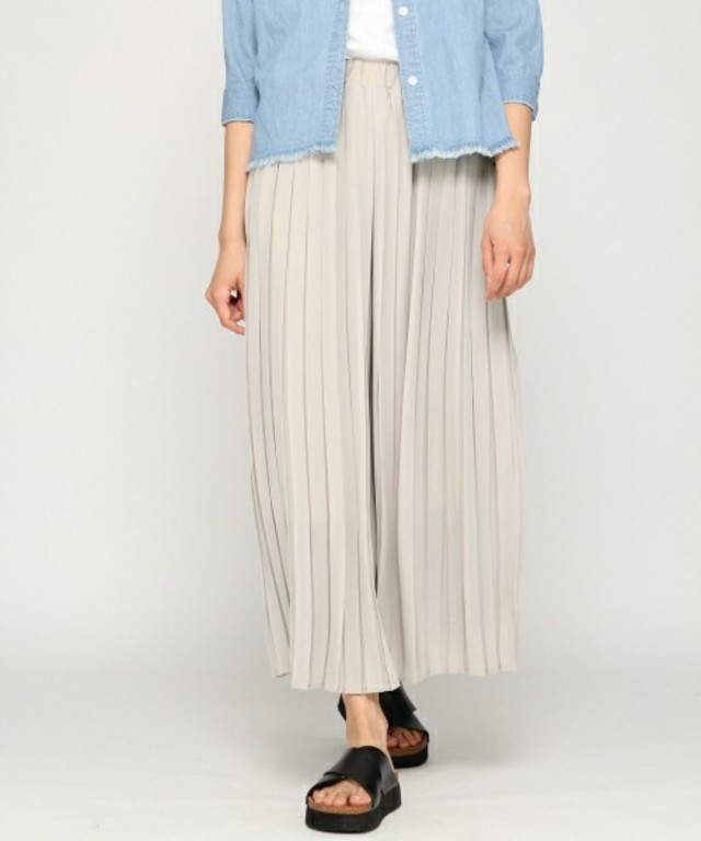 Heather / HEプリーツスカンツ 722179