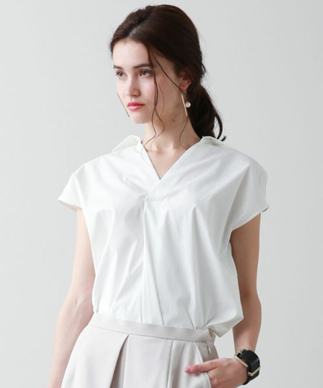 ドロップフレンチコットンシャツ