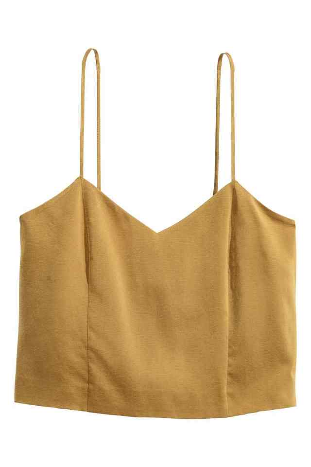 シルククロップドトップス