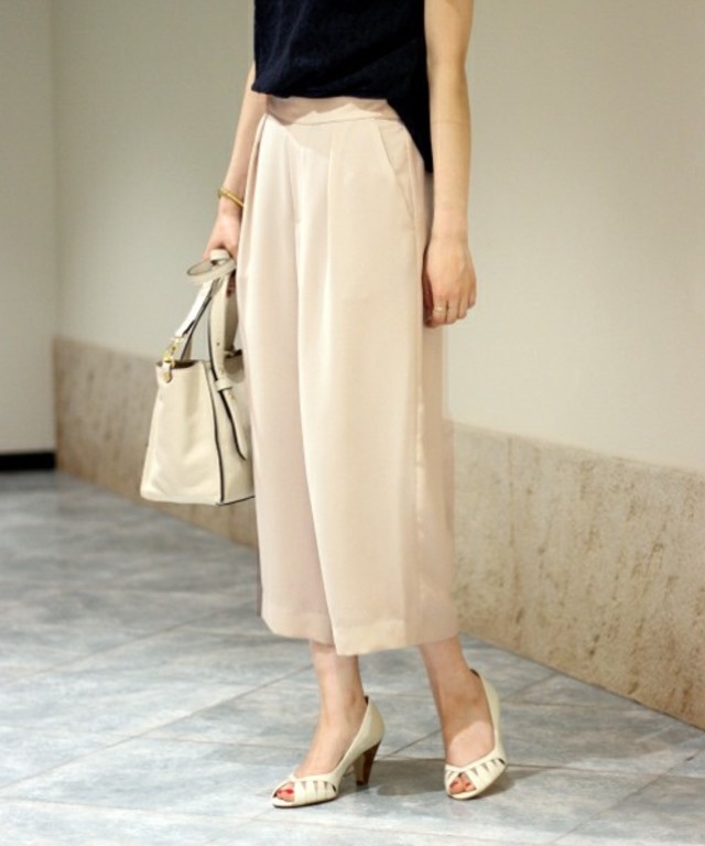 Spick & Span  エステルツイル クロップイージー