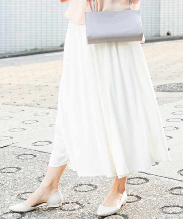 【Collina】ギャザーワイドスカーチョパンツ