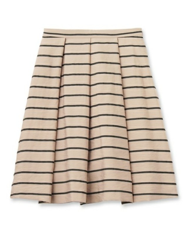 anatelier VITAPAボーダータックフレアスカート