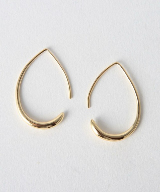 green label relaxing  CR シズクフープ/ピアス