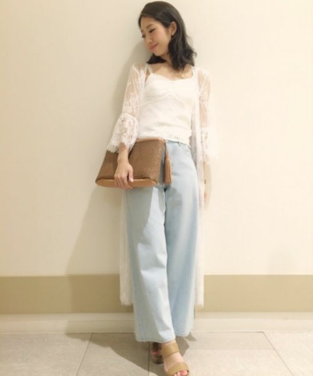 MERCURYDUO  【DUO】 コードレースロングジレ