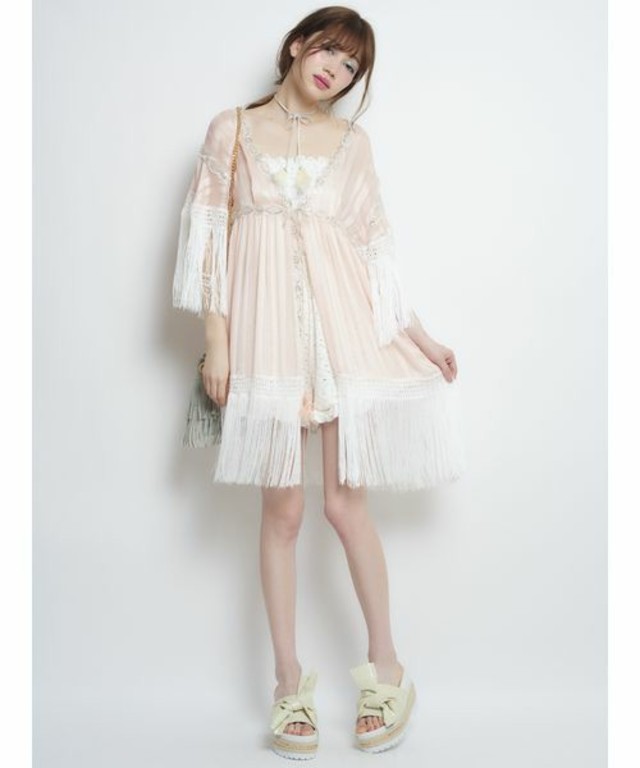 lilLilly  フリンジガウン