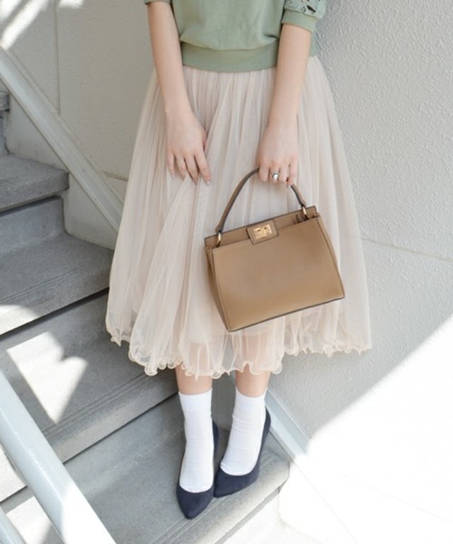 Khaju: チュールギャザースカート□