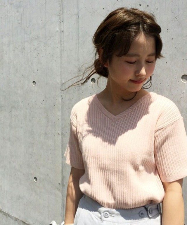 Kastane　変形リブVニット