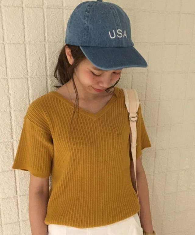 Kastane 　変形リブVニット