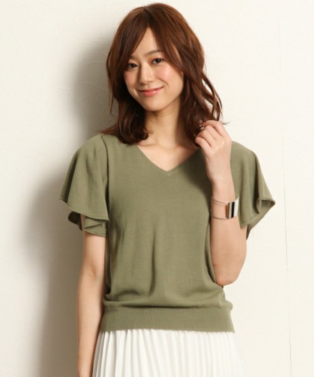 Andemiu 　ソデフレアプルオーバー 723920