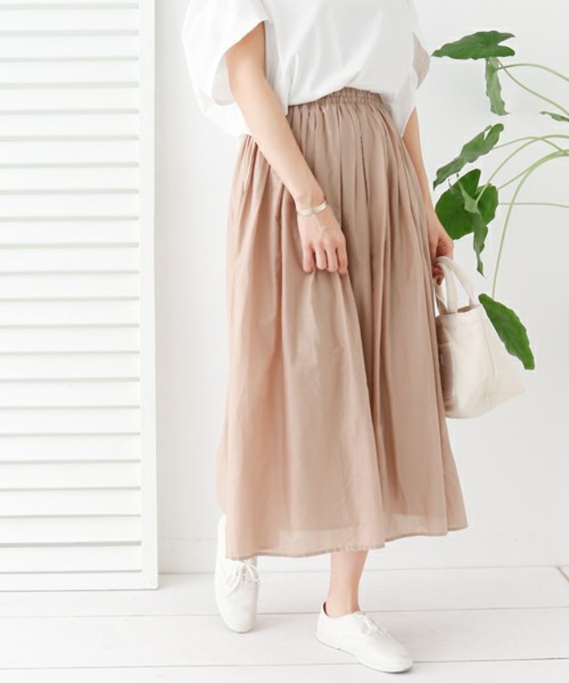 コットンボイルスカート