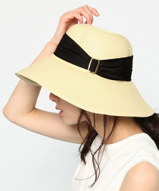 BLISS POINT バックルリボンハット