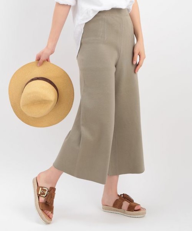 セットアップ対応　ミラノリブニットパンツ