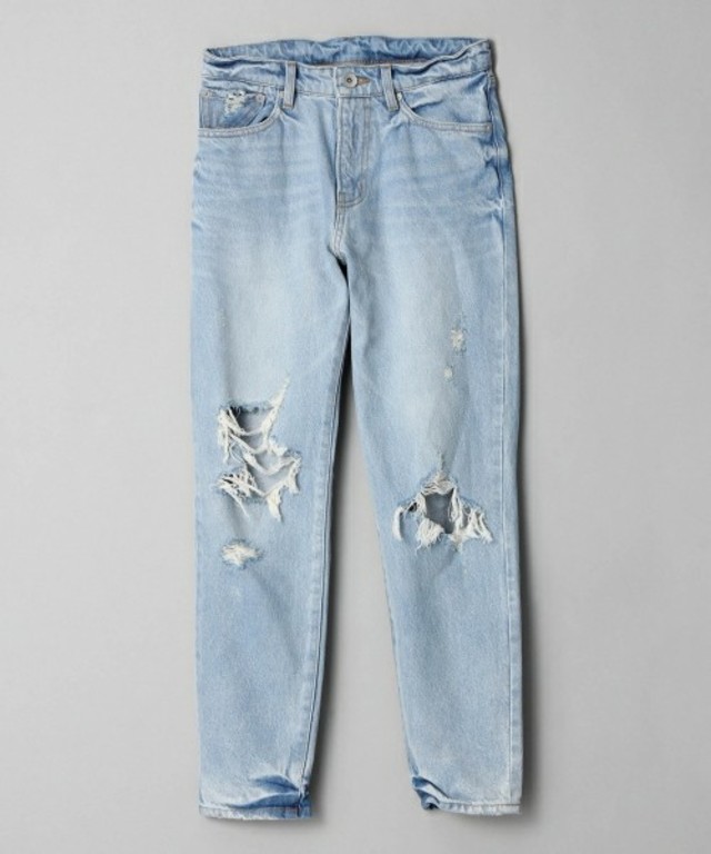 JEANASIS ガールフレンドクラッシュデニムパンツ