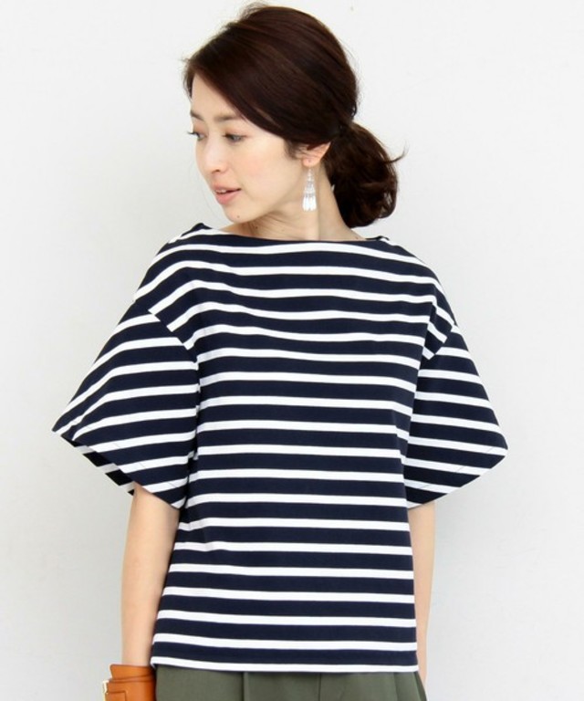 【BEAUTY&YOUTH UNITED ARROWS】コットンフリルスリーブカットソー