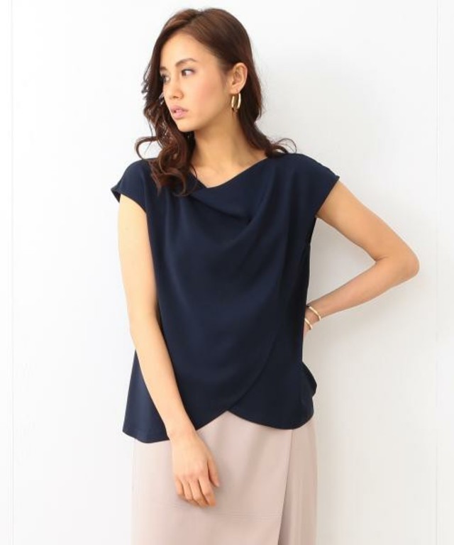 【B:MING LIFE STORE by BEAMS】ドレープブラウス