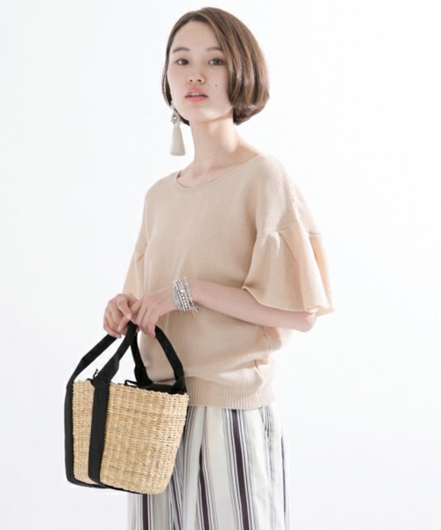 URBAN RESEARCH UR 2WAY袖フレアニット