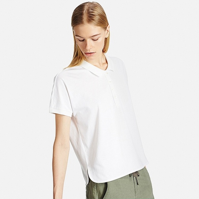 UNIQLO：WOMEN ドルマンポロシャツ（半袖）