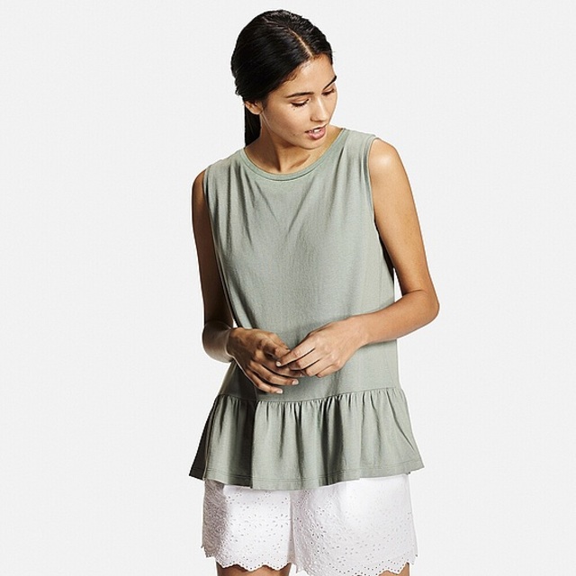 WOMEN ペプラムタンクトップ