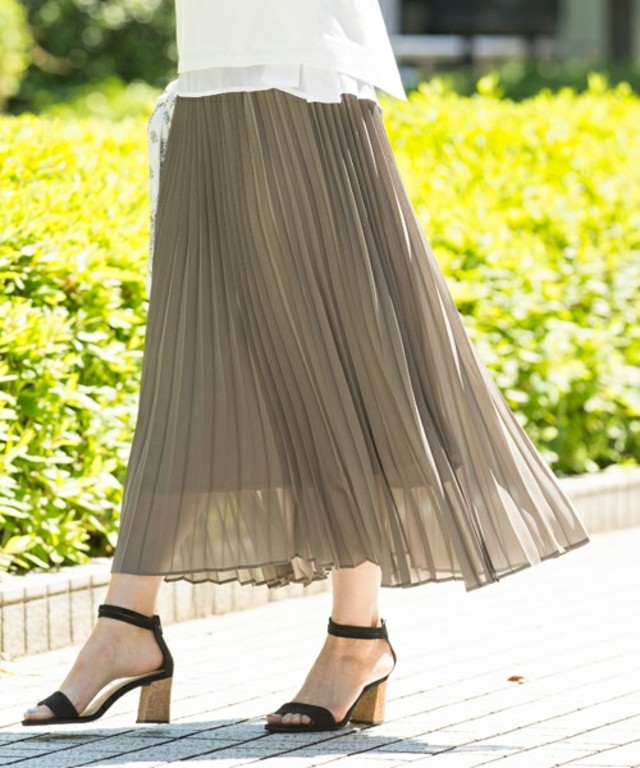 STUDIOUS エアリーロングフレアスカート