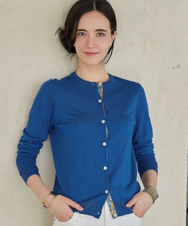 CB C/RY LBTY カーディガン