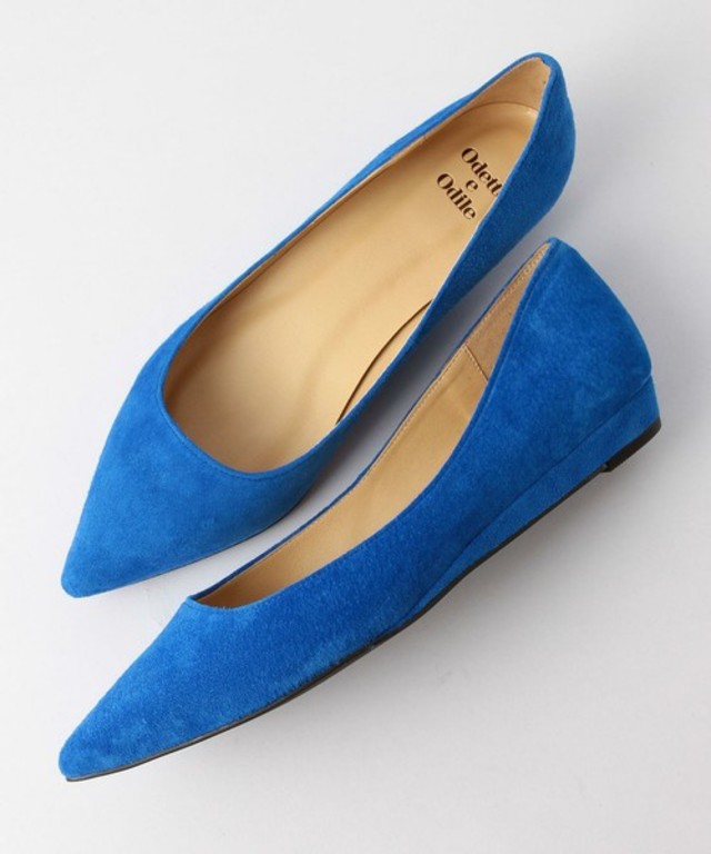 ポインテッドウェッジ パンプス