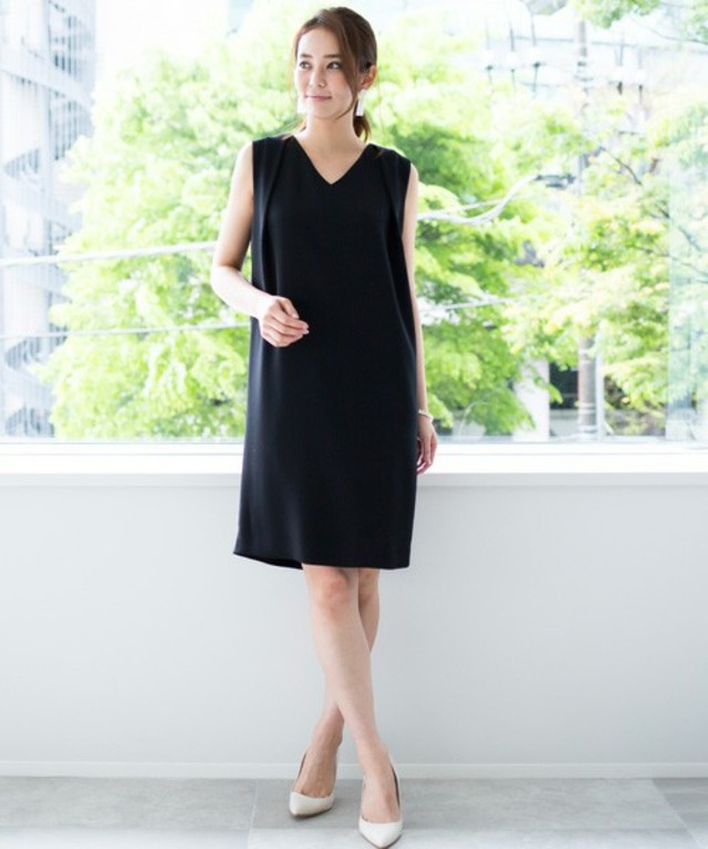 STUDIOUS コクーンドレープレディドレス