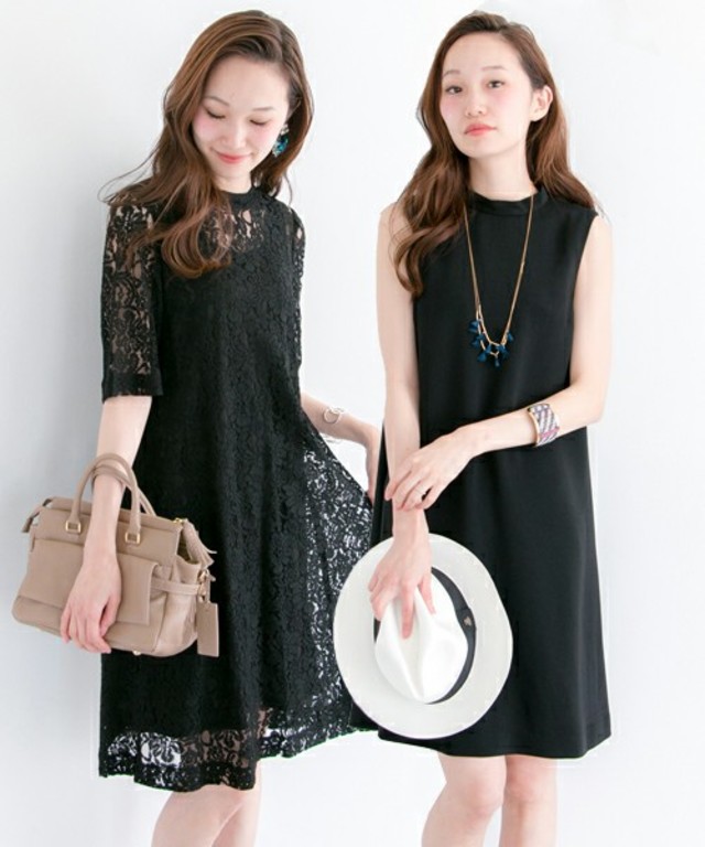 URBAN RESEARCH UR インナー付レースワンピース
