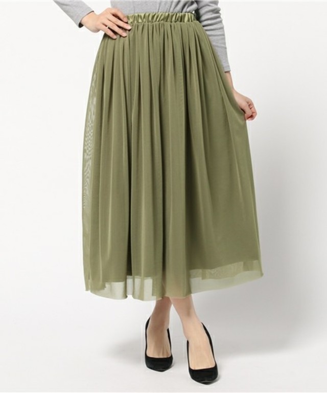 UNRELISH チュールロングスカート