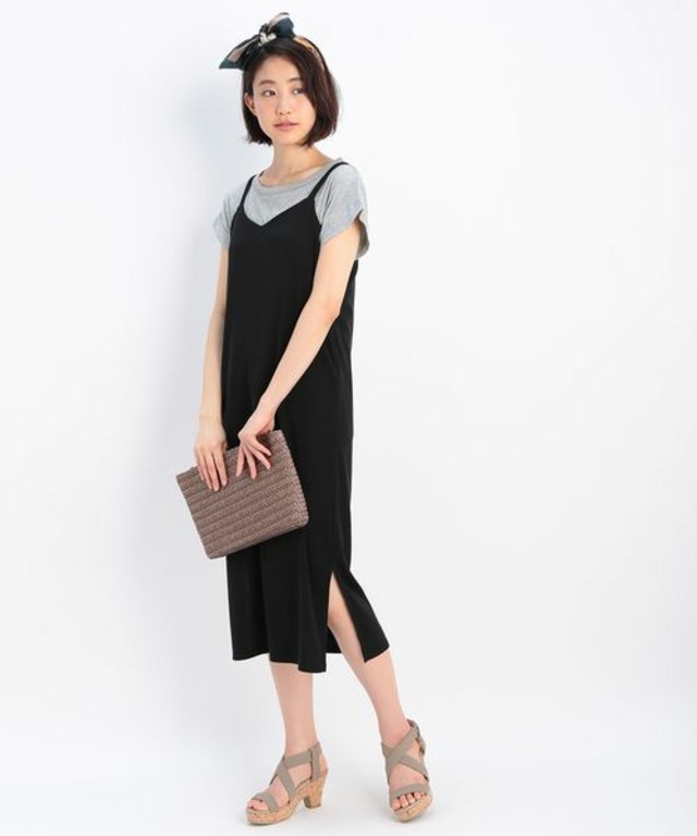 ROPE' PICNIC テレコキャミソールワンピース