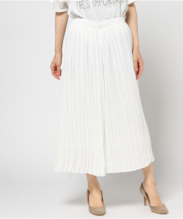 Paradise Picnic 【WEB限定商品】La comfy ダブルサテンプリーツパンツ