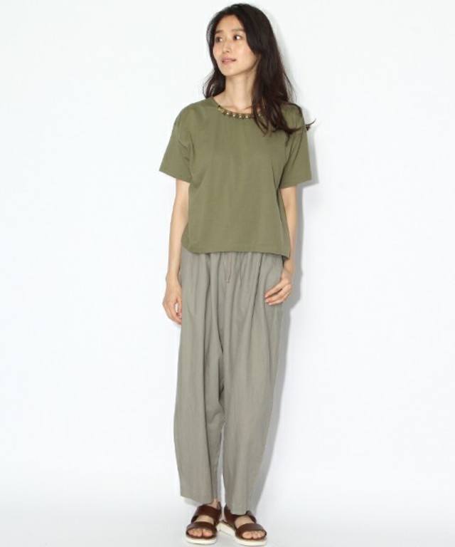 niko and... 綿麻ルーズビックパンツ