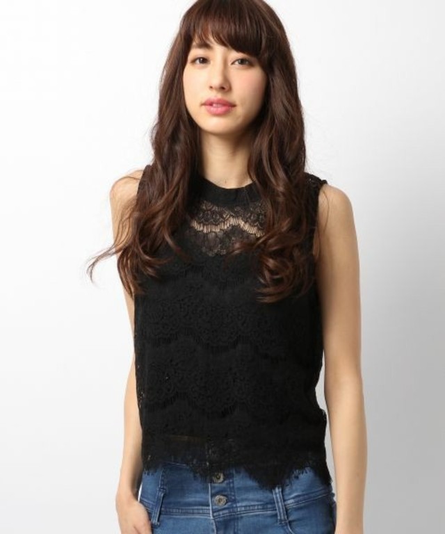 Heather ビスチェレースノースリーブ