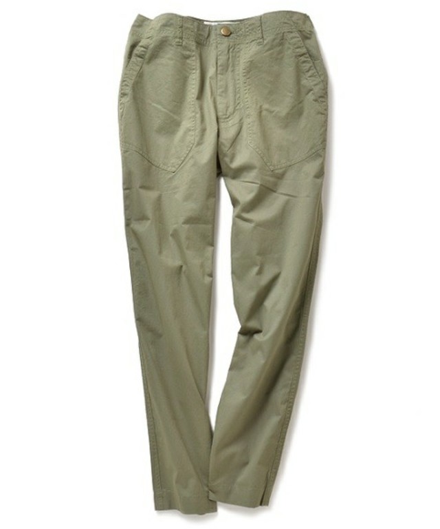 IEDIT 【股下丈が選べる】ミルブロウズ　薄手コットン素材が軽快なヒールが似合うベイカーパンツ　　