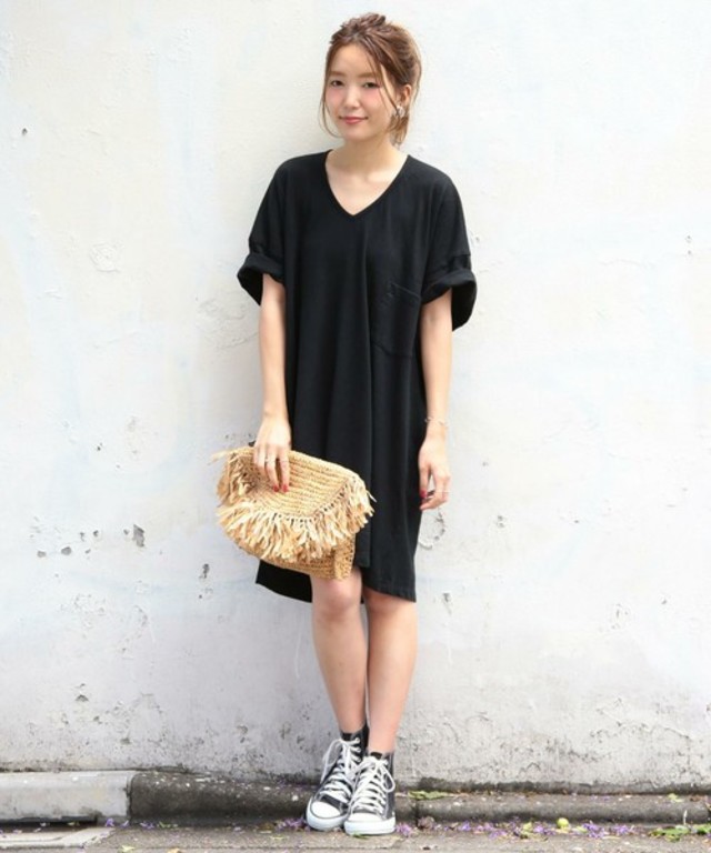Another Edition ＶネックボーイズＴワンピース
