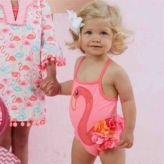 マッドパイ フラミンゴ フリル ワンピーススイムウェア