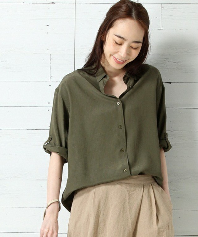 ヨウリュウチェックカシュクールシャツ