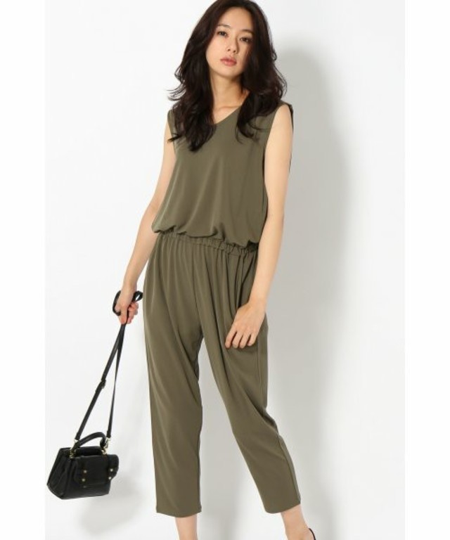 Spick & Span トリアセテートポンチサロペット