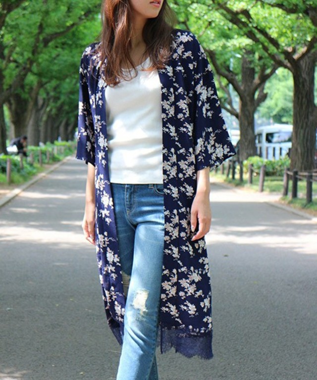 FREE'S MART ジョーゼットフラワーガウン