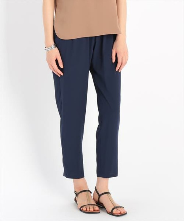 ADAM ET ROPE' ジョ－ゼットタックパンツ