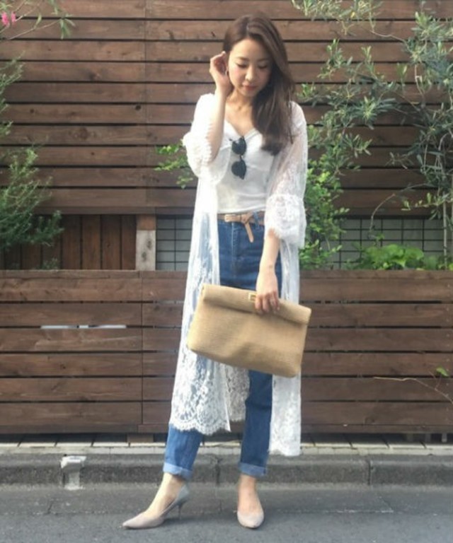 MERCURYDUO コードレースロングジレ