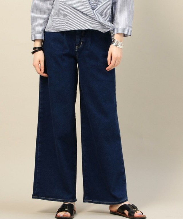 BEAUTY&YOUTH UNITED ARROWS ＜LEE＞タックワイドデニム