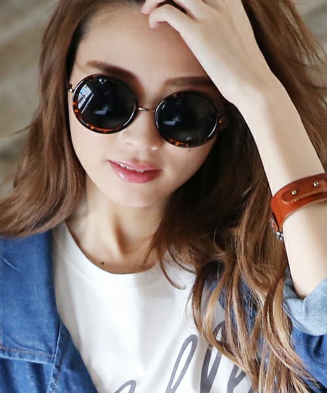 NEY　丸フレーム・サングラスラウンド型サングラス