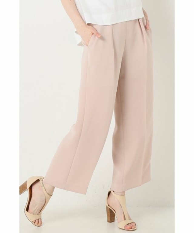 FRAMeWORK タックストレートパンツ