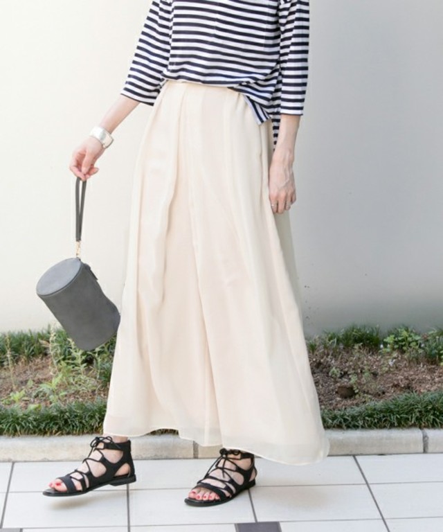 URBAN RESEARCH UR パウダーシフォンスカンツ